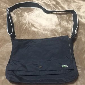 Lacoste Messenger Bag in Black